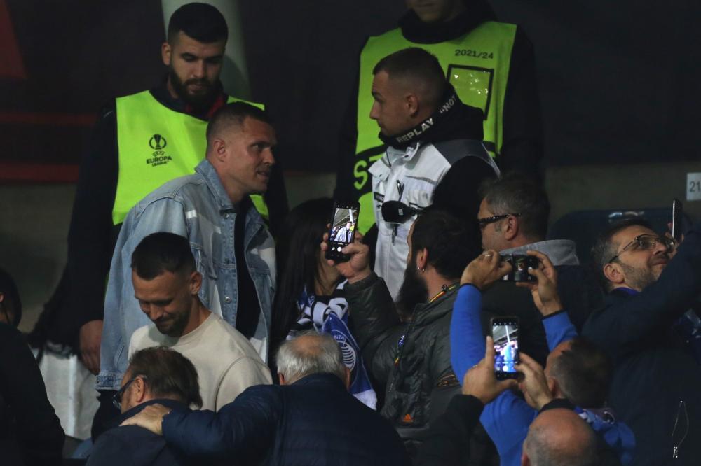 Foto Ilicic In Tribuna Una Sorpresa Speciale Per L Atalanta